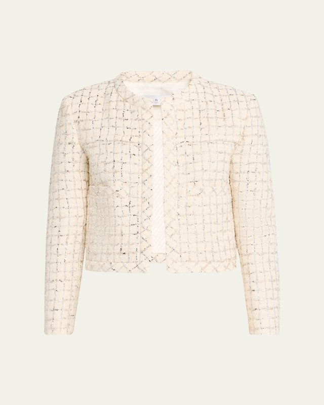 Simanaspe Metallic Check Jacket
